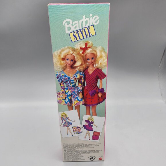 Vintage 1992 Barbie Style Doll #2453 Mattel New Sealed NIB - Picture 9 of 9